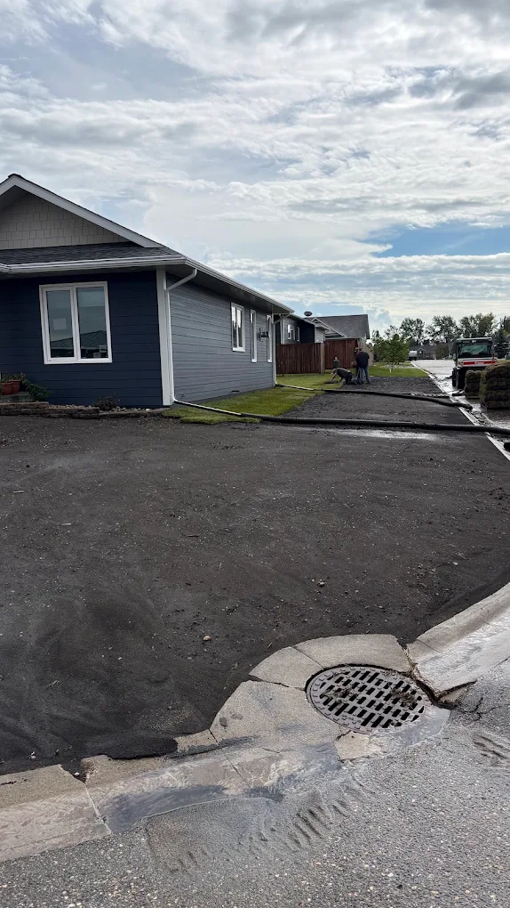 Local property being prepared for landscaping